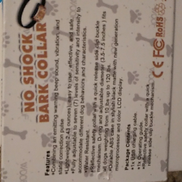 No shock Gold bark collar - Picture 2 of 3